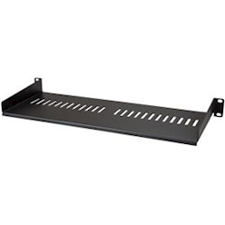 Vented 1U Rack Shelf 7in Deep
