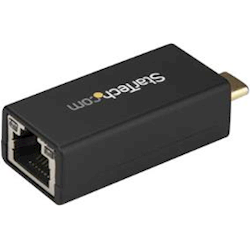 StarTech STARTECH.COM USB-C 3.0 TO Gigabit ETHERNET ADAPTER TB3 COMPATIBLE BLACK 2YR