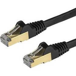 StarTech STARTECH.COM 2 M CAT6A ETHERNET CABLE 10GBE STP SNAGLESS 100W PoE BLACK LTW