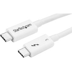 StarTech STARTECH.COM 0.5M THUNDERBOLT3 CABLE 40GBPS 100W PD WHITE 2YR