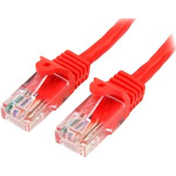 StarTech 0.5m Red Snagless Cat5e Patch Cable