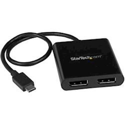 StarTech STARTECH.COM 2-Port MULTI MONITOR ADAPTER USB-C DUAL DISPLAYPort MST HUB 3YR