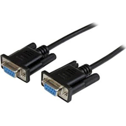 StarTech STARTECH.COM 1M BLACK DB9 RS232 SERIAL NULL Modem CABLE F/F LTW