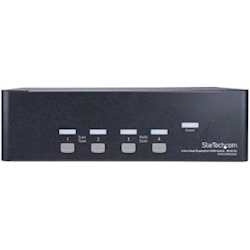 StarTech STARTECH.COM 4 Port DISPLAYPort KVM SWITCH DUAL SCREEN USB AUDIO NO CABLE 2YR