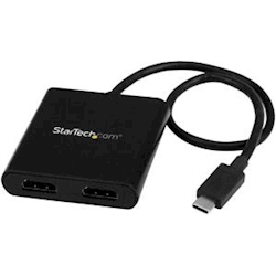 StarTech STARTECH.COM USB-C (THUNDERBOLT3) to 2X HDMI ADAPTER DUAL DISPLAYS 3YR