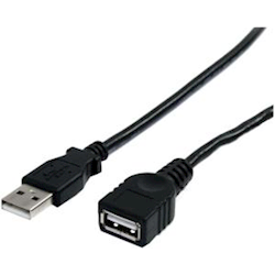 StarTech STARTECH.COM 3M USB2.0 A TO A Extension CABLE M TO F BLACK LTW
