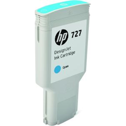 HP Ink Cartridge No 727 Cyan 300ml