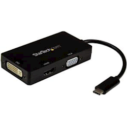 StarTech 3-in-1 USB-C to VGA DVI or HDMI