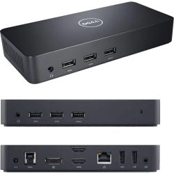 Dell D3100 Ultra HD 4K USB 3.0 Docking Station - 12 Mth Wty (Refurbished)