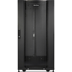 CyberPower CR24U11001 19 24U 1070mm Deep Rack Enclosure, Hex Perforated Metal Door, with 4 Casters, 1300KG Loading Capacity