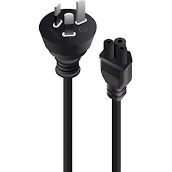 ALOGIC 0.5m Aus 3 Pin Mains Plug to IEC C5 Male to Female MOQ:15