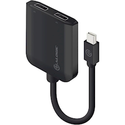 ALOGIC Mini DisplayPort to Dual DisplayPort 2.0 Adapter 4K 30 Hz