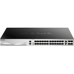 D-Link 30-Port Stackable Gigabit SFP Switch with 6 10GbE Ports