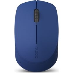 Rapoo M100 2.4GHz and Bluetooth 3/4 Silent Wireless Mouse Blue 1300dpi 3 Devices