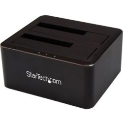 StarTech STARTECH.COM DUAL BAY SATA HDD Docking STATION FOR 2.5 3.5IN HDD USB 3.0 2YR