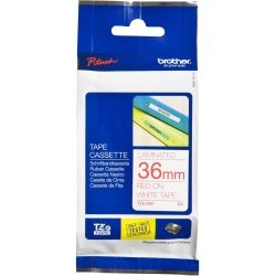 Brother TZE-262 36mm Red on White TZ Tape - GENUINE