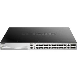 D-Link 30-Port Stackable Gigabit PoE Switch with 6 10GbE Ports