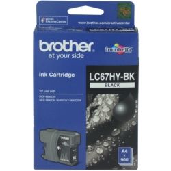 Brother LC67HYBK Black High Yield Ink Cartridge - GENUINE