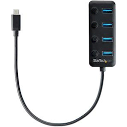 StarTech Hub - USB 3 4-Port with On/Off Switches
