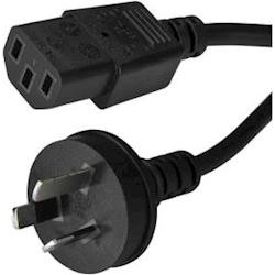 StarTech STARTECH.COM 2M 6 FT POWER Supply CORD AS/NZS 3112 TO C13 LTW