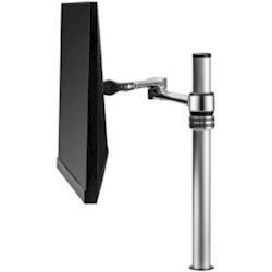 Atdec Single Arm Desktop Monitor Mount White