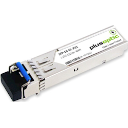 PlusOptic Fibre Optic Transceiver, 1.25G, SFP, 40km