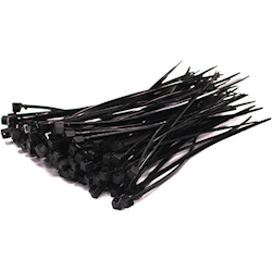 Cable Ties 380mm (L) x 7.6mm (W) Black - Bag of 1000