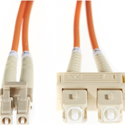 4Cabling 2m LC-SC OM1 Multimode Fibre Optic Cable Orange