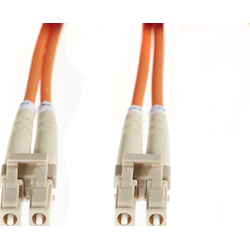 4Cabling 10m LC-LC OM1 Multimode Fibre Optic Cable Orange