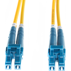 30m LC-LC OS1/OS2 Singlemode Fibre Optic Cable - Yellow