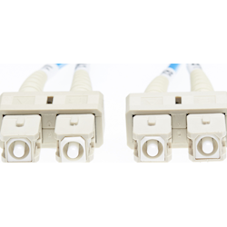 4Cabling 1m SC-SC OM1 Multimode Fibre Optic Cable Blue