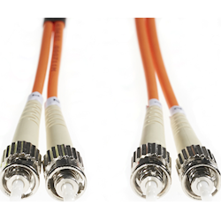 4Cabling 15m ST-ST OM1 Multimode Fibre Optic Cable Orange