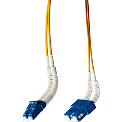 4Cabling 1m LC-SC Flexi Boot OS1/OS2 Singlemode Fibre Optic Cable