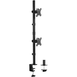 4Cabling Ergonomic Desk Mount Double Monitor Bracket