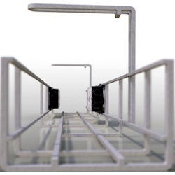 Elsafe Prodigy 750 mm Single Tier Cable Management Basket - White