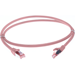 4Cabling 0.75m Cat6a S/FTP LSZH Ethernet Network Cable Pink