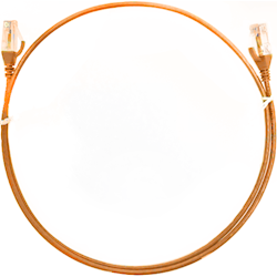 4Cabling 4m Cat6 RJ45 RJ45 Ultra Thin LSZH Network Cables : Orange