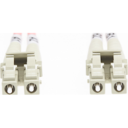 4Cabling 3m LC-LC OM1 Multimode Fibre Optic Cable Salmon Pink