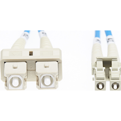 2m LC-SC OM1 Multimode Fibre Optic Cable - Blue