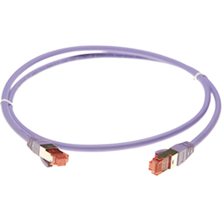 4Cabling 50m Cat6a S/FTP LSZH Ethernet Network Cable Purple
