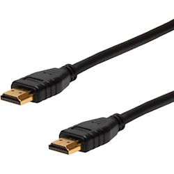 4Cabling 0.5m HDMI 2.1 High Speed Cable with Ethernet Channel. 4K @120Hz - Black