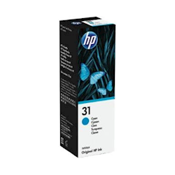 HP 31 Cyan Ink Bottle 1VU26AA