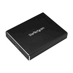 StarTech STARTECH.COM Dual M.2 SSD ENCLOSURE USB 3.1 RAID SUPPORTED MICRO-B CABLE 2YR