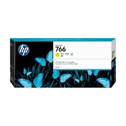 HP 766 300-ml Yellow InkCrtg