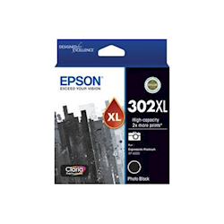 Epson 302XL Photo Black Ink Claria Premium for Expression Premium XP-6000