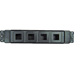 Elsafe OE Elsafe PB Series 4 Data Punch Outs Frame & Face Plates Black