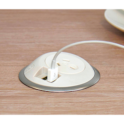 OE Elsafe Pixel TUF 1x GPO and Twin TUF USB A+C White