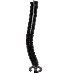 OE Elsafe: Umbilical Cable Management: Pathfinder Floor to Desk 780mm: Black