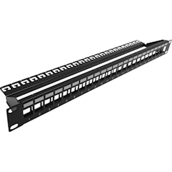 1RU 24 Port FTP Patch Panel - Unloaded