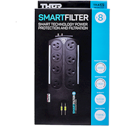Thor 8 Way Smart Filter Surge Protected Power Board